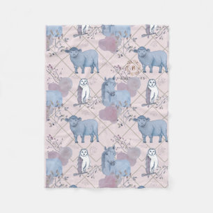 Woodland Art Baby Blanket
