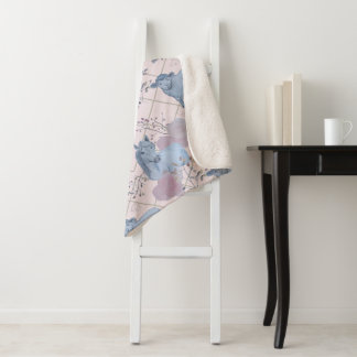 Woodland Art Baby Blanket