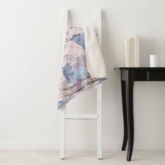 Woodland Art Baby Blanket