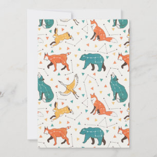 Woodland Astrological Constellation Animal Stars Announcement