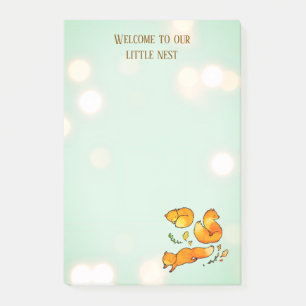 Woodland Baby Arrival Newborn Post-it Notes