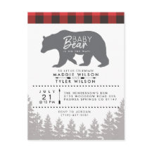 Woodland Baby Bear | Rustic Lumberjack Baby Shower
