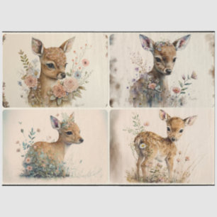 Woodland Baby Fawns Tissue Paper