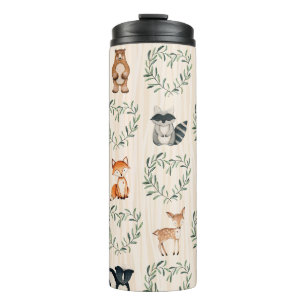 Woodland Baby Forest Animal  Thermal Tumbler
