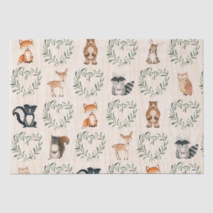 Woodland Baby Forest Animal  Tissue Paper