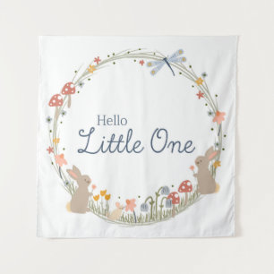 Woodland Baby Nursery Wall Art Tapestry