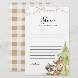 Woodland Baby Shower Advice for Parents