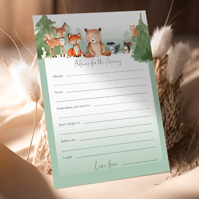 Woodland Baby Shower Advice for the Mum-To-Be (Creator Uploaded)