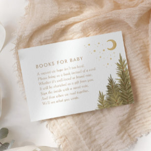 Woodland Baby Shower Books For Baby Request Enclosure Card