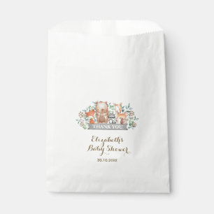 Woodland Baby Shower / Cute Forest Animals Party Favour Bags