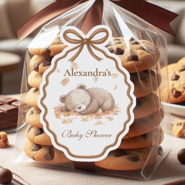 Woodland Baby Shower Gingham Neutral (Creator Uploaded)