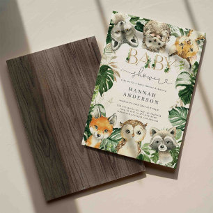 Woodland Baby Shower Invitation