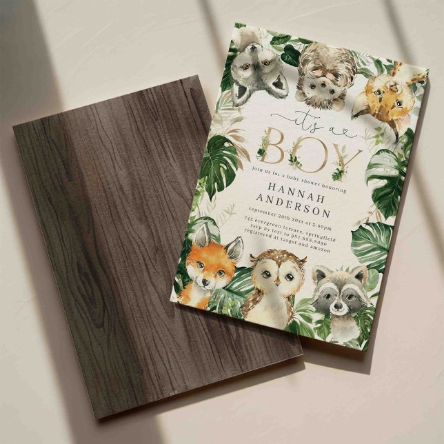 Woodland Baby Shower Invitation (Creator Uploaded)