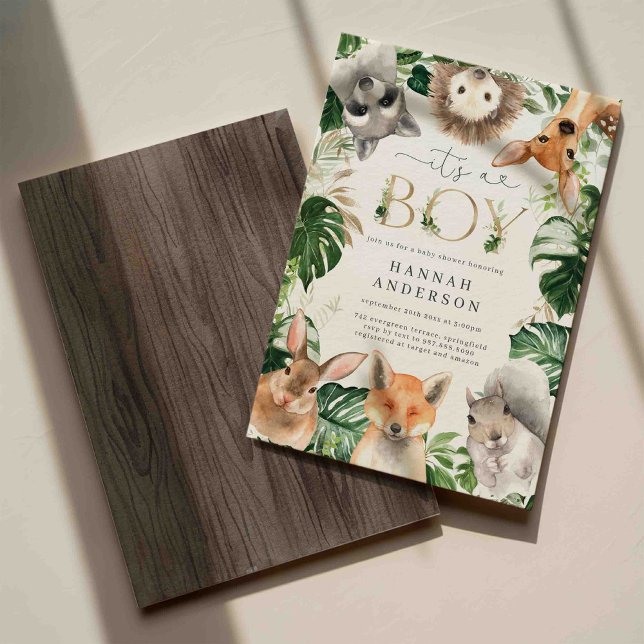 Woodland Baby Shower Invitation (Creator Uploaded)