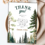 Woodland Baby Shower Thank You Card<br><div class="desc">Woodland Baby Shower Thank You Card</div>