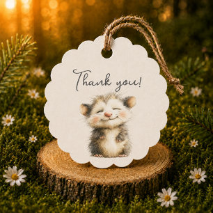 Woodland Baby Shower Thank You Favour Tags