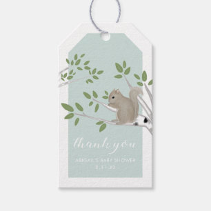 Woodland Baby Shower Thank You Gift Tag