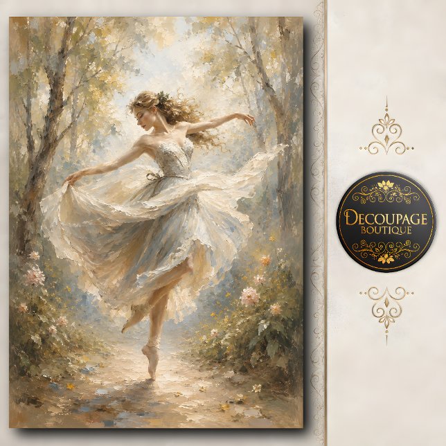 Woodland Ballet Dancer Tissue Paper (Woodland Ballet Dancer Tissue Paper)