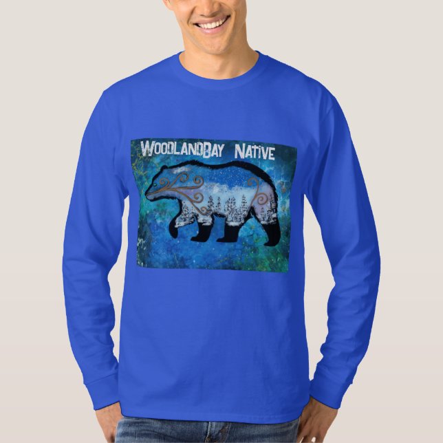 Woodland Bay Native Long sleeve t shirt  (Front)