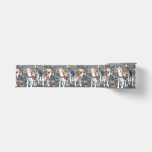 Woodland Beagle Ribbon 3 Inch Grosgrain Ribbon