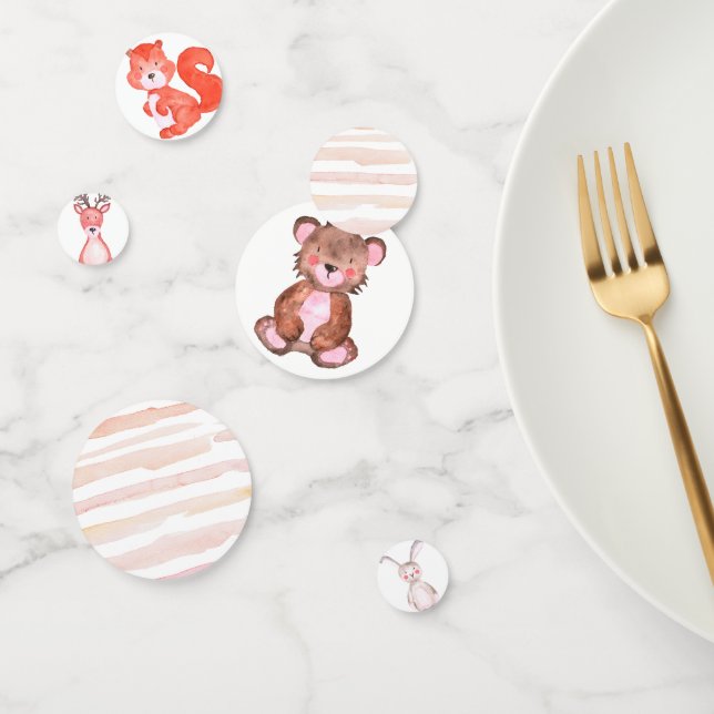 Woodland Bear Cub Baby Shower Confetti (Group)