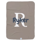 Woodland Bear Deer Mountains Personalised Baby Boy