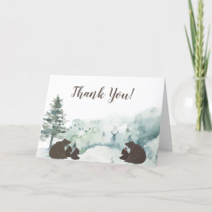 Woodland Bear Thank You