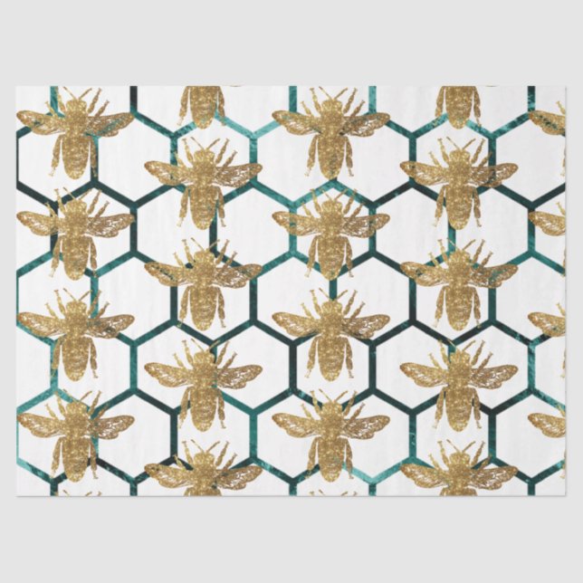 Woodland Bee Series Design 54 Tissue Paper (Front)