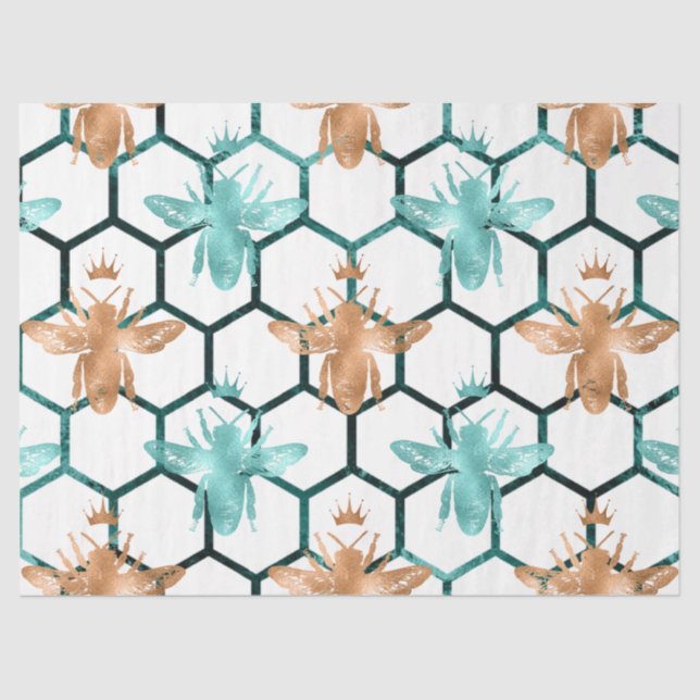 Woodland Bee Series Design 63 Tissue Paper (Front)