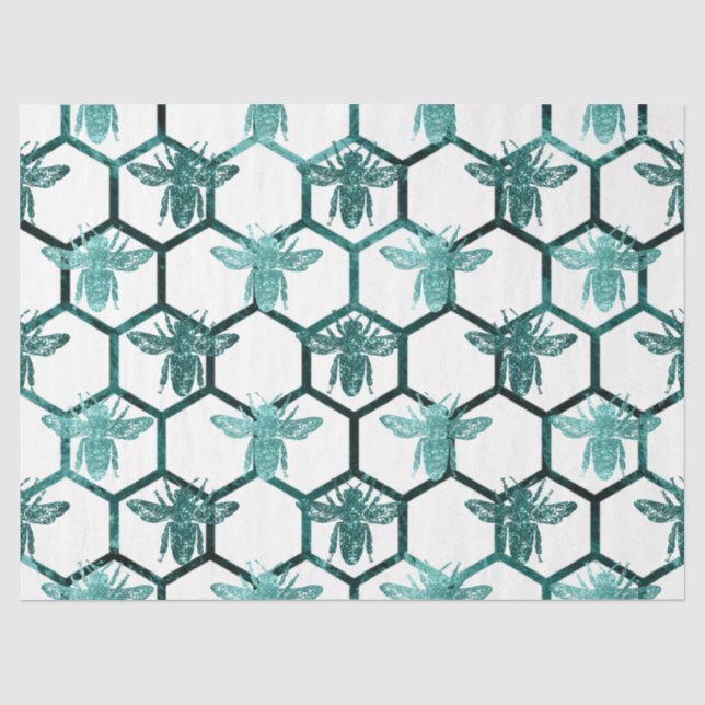 Woodland Bee Series Design 65 Tissue Paper (Front)
