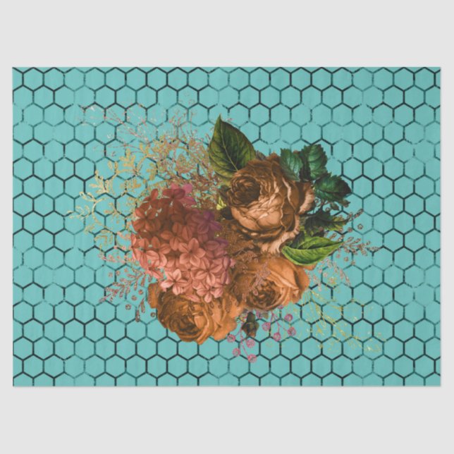 Woodland Bee Series Design 67 Tissue Paper (Front)