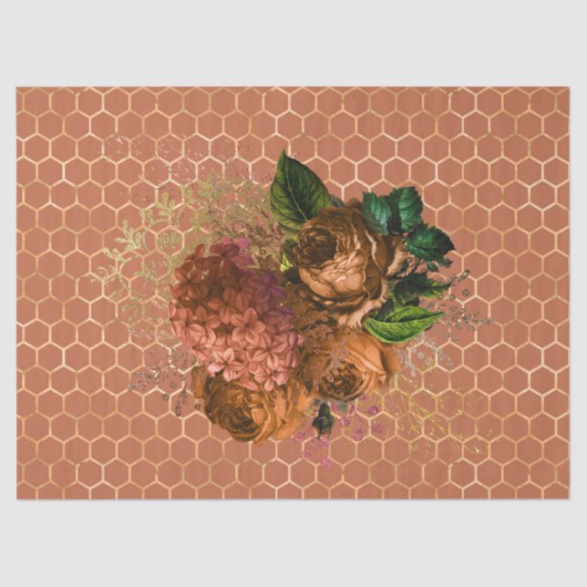 Woodland Bee Series Design 69 Tissue Paper (Front)