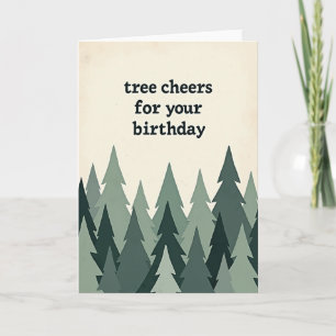 Woodland Birthday Art Card