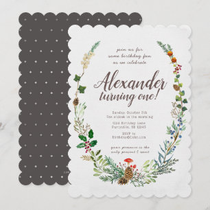 Woodland Birthday Invitation