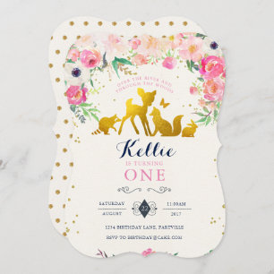 Woodland Birthday Invitation