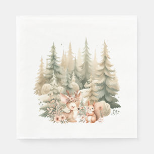 Woodland Birthday Napkins