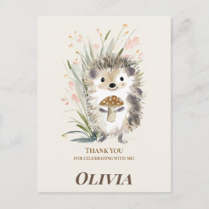Woodland Birthday Thank You Card