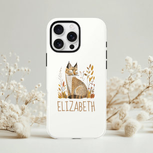 Woodland Bobcat Cute Personalised iPhone 11 Pro Case
