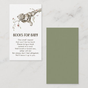 Woodland Books for Baby Enclosure Card