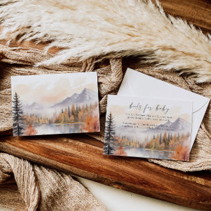 Woodland Books for Baby Insert Card Mountains