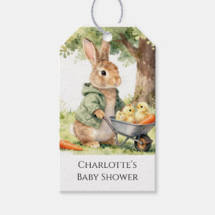 Woodland Bunny Baby Shower Thank You Gift Tags