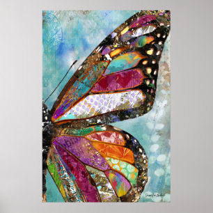 Woodland Butterfly Wing Poster