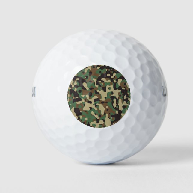 Woodland Camo Golf Balls (Front)