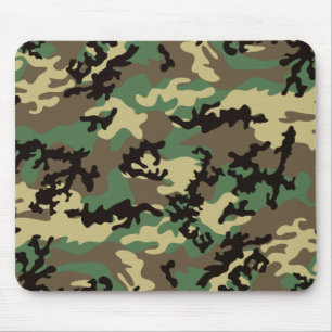Woodland Camo Mousepad