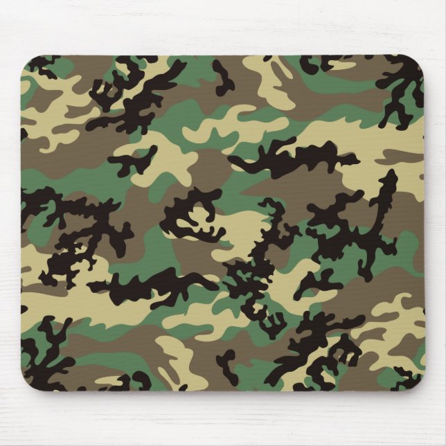 Woodland Camo Mousepad (Front)