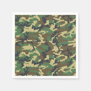 Woodland Camo Napkin
