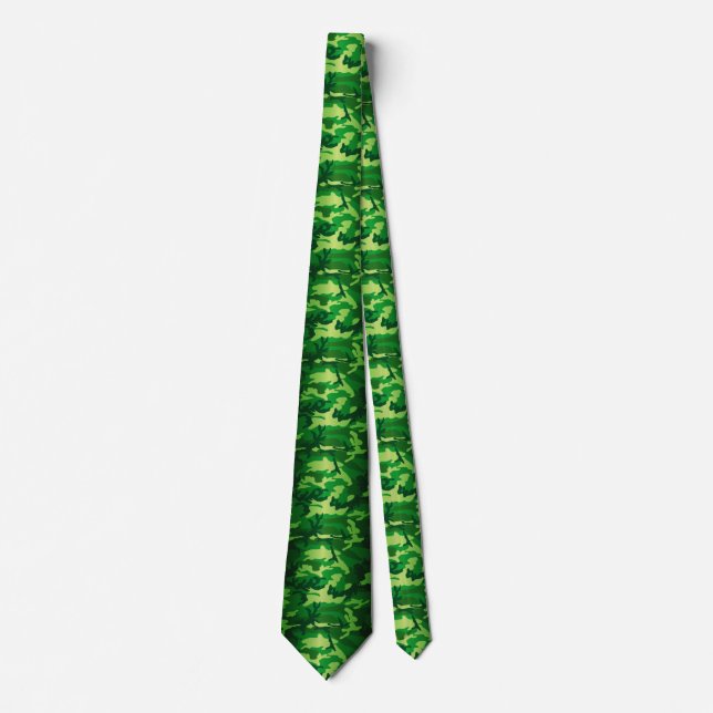 Woodland Camo Neck Tie (Front)