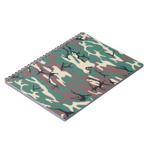 Woodland Camo Notebook
