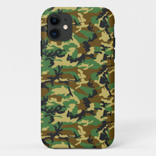 Woodland Camo Pattern iPhone 11 Case