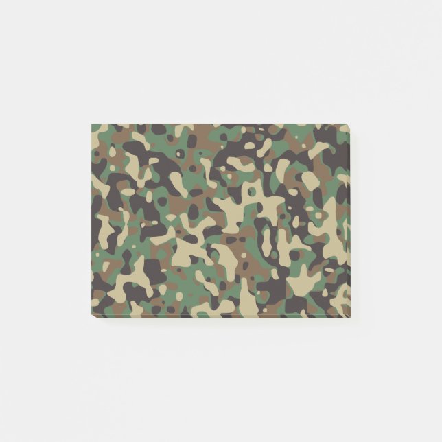 Woodland Camo Post-it Notes (Front)